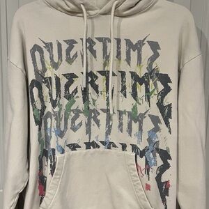 Overtime Elite Storm Hoodie Sweatshirt (Bone) Mens Large Winter L